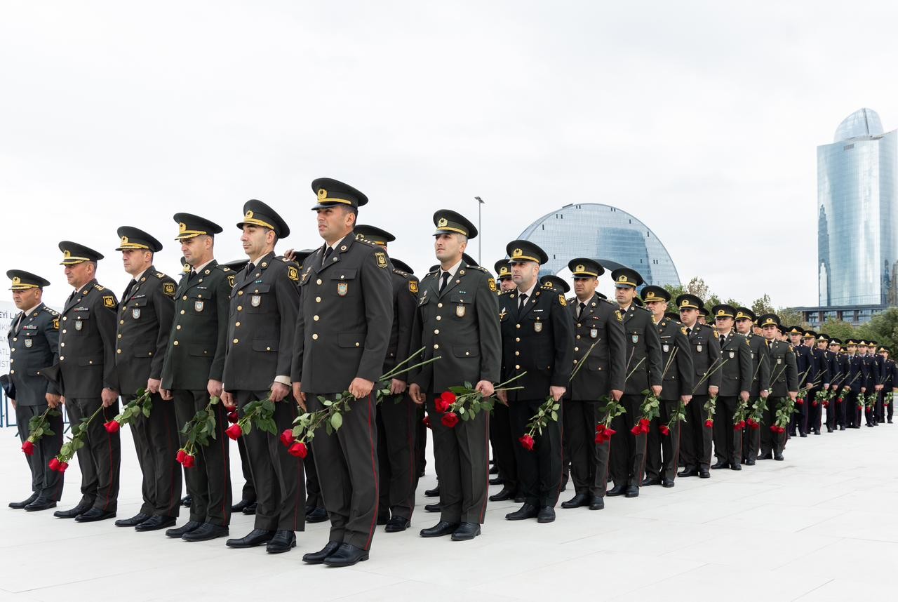 DİN heyətindən şəhidlərimizə sayğı duruşu - FOTO (VİDEO)